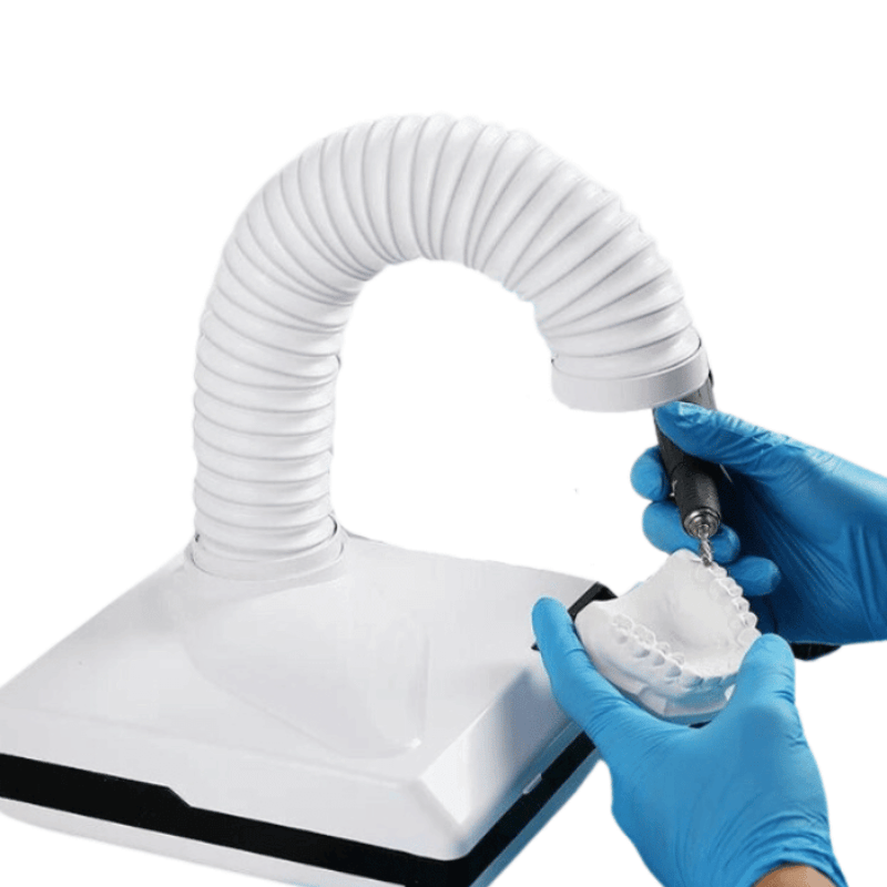 Aspirapolvere Da Tavolo Per Laboratorio Dentale Con Luce LED 60W 100-240V - Foto 1