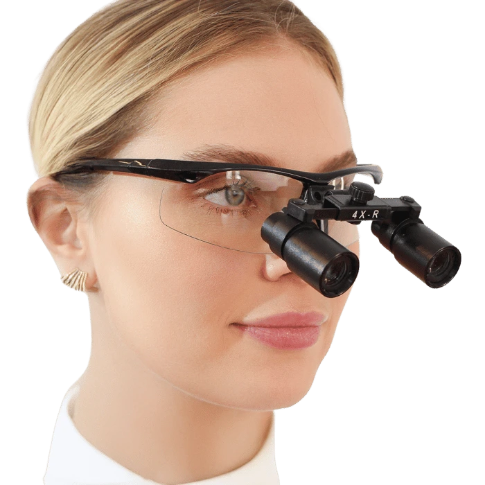 Lente di Ingrandimento Macro Vision con Lampada Frontale e Lenti 4x