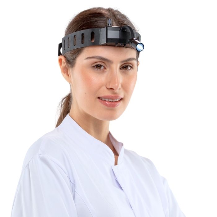 Lampada Frontale da 5 Watt con Regolazione Dell'intensità Ricaricabile