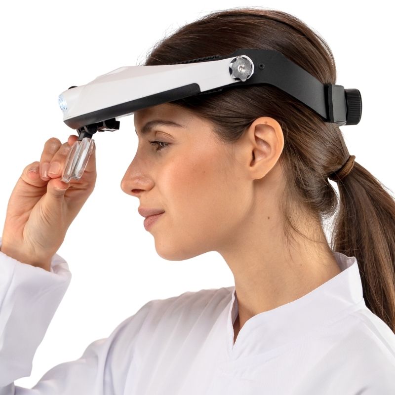 Lente d'Ingrandimento Z1 con 5 Diversi Ingrandimenti e 2 LED Regolabili