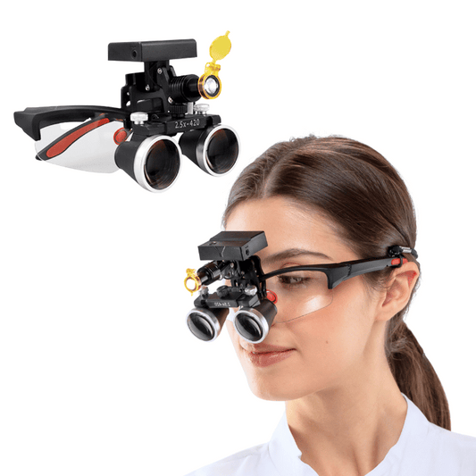 Lente di Ingrandimento X1 PRO con Lenti 2,5x/3,5x e Lampada Ricaricabile