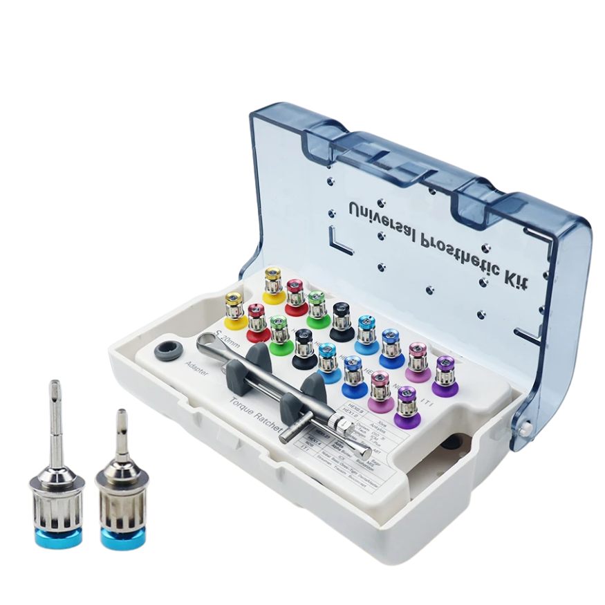 Kit Completo per la Riabilitazione di Impianti Dentali – Chiavi Dinamometriche Universali