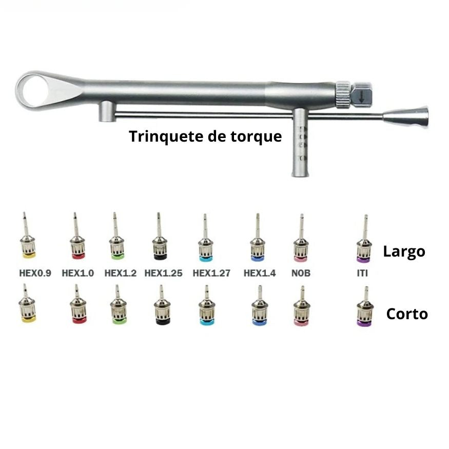 Kit Completo per la Riabilitazione di Impianti Dentali – Chiavi Dinamometriche Universali