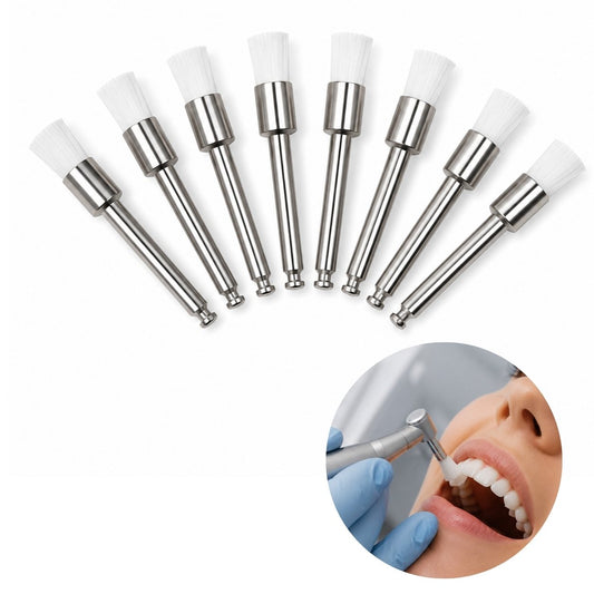 100 pz Spazzolini da Lucidatura Dentale Monouso