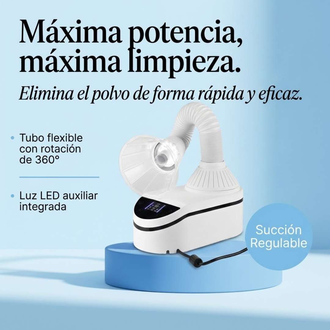 Aspiratore Turbo da 230 W Ultra Potente con Aspirazione a 35.000 RPM e Luce LED