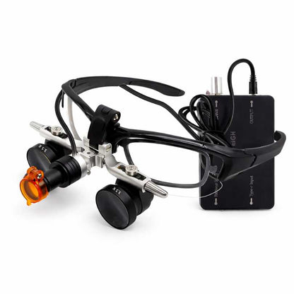 Lente T1 con Regolazione Interpupillare e Lampada Frontale