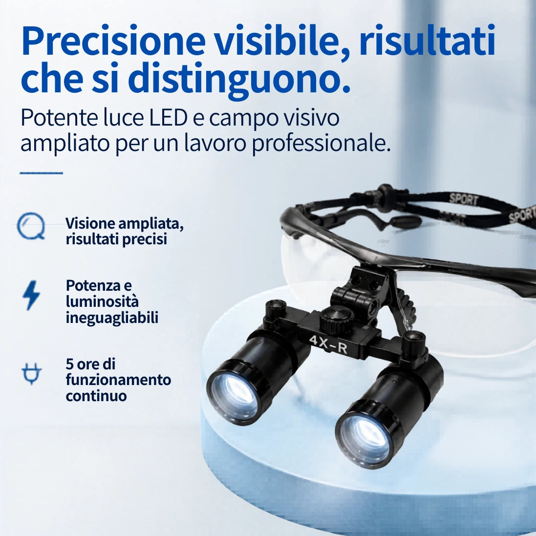 Macro Vision 4x — precisione visibile