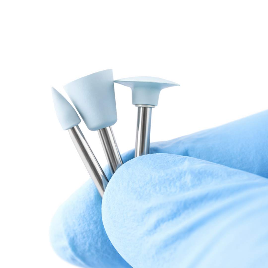 Kit di Lucidatura per Resina e Porcellana – 14 Pezzi (RA 2,35 mm Universale) a Bassa Velocità