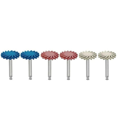 Sistema di Lucidatura Diamantata RA (bassa velocità) per Resina e Ceramica – 6 Pezzi