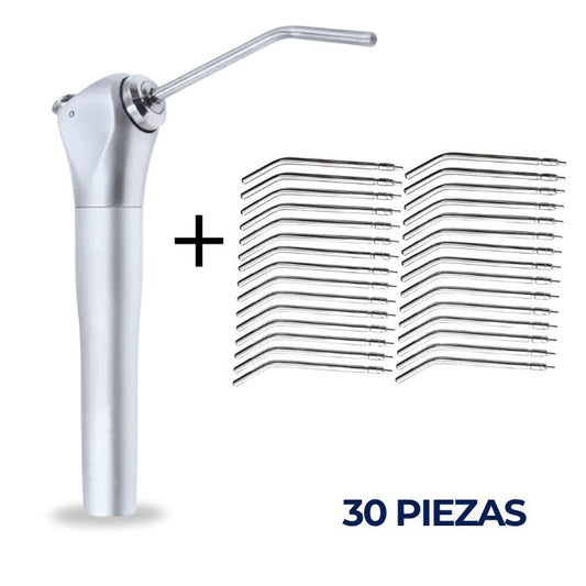 Siringa Dentale Tripla Aria e Acqua + 30 Beccucci Sterilizzabili