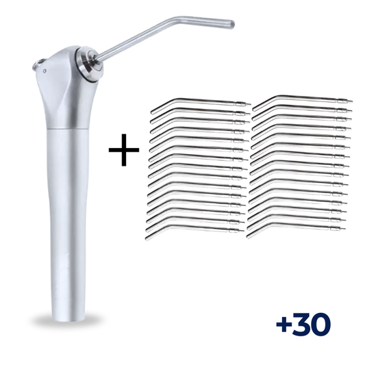 Siringa Dentale Tripla Aria e Acqua + 30 Beccucci Sterilizzabili