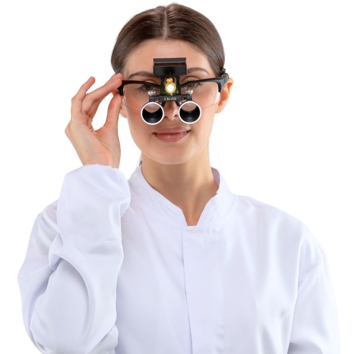 Lente d'Ingrandimento X1 PRO con Lenti 2,5x/3,5x e Lampada Ricaricabile