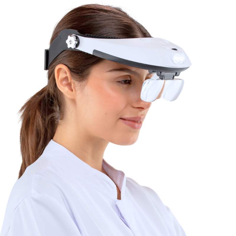 Lente d'Ingrandimento Z1 con 5 Diversi Ingrandimenti e 2 LED Regolabili 