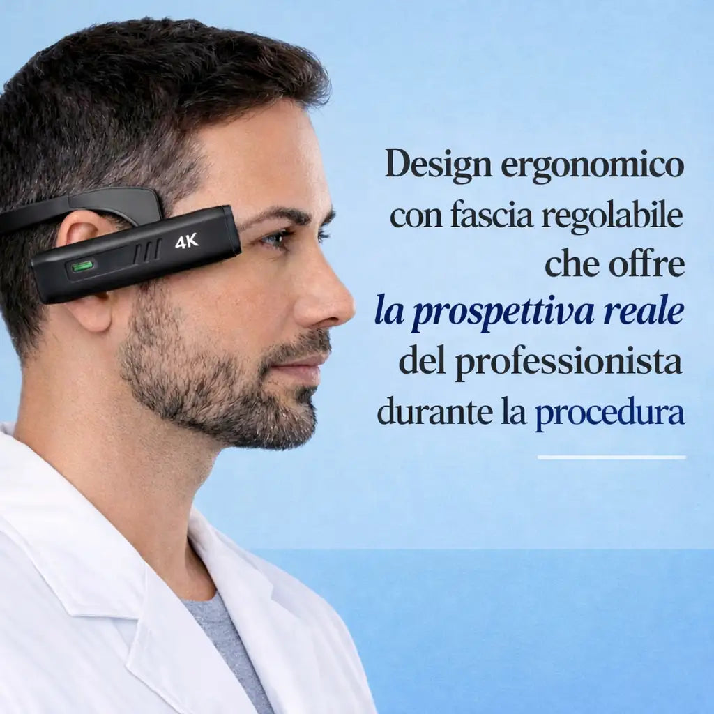 [locale:it] Design ergonomico con fascia regolabile — prospettiva reale del professionista