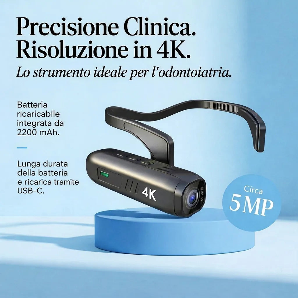 Precisione clinica, risoluzione 4K — lo strumento ideale per l'odontoiatria