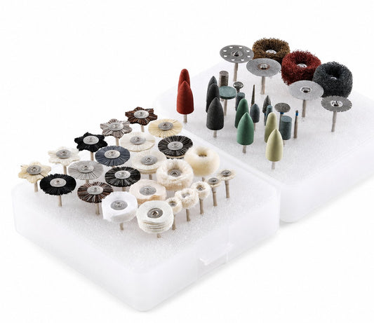 Kit di Lucidatura Dentale 51 Pezzi · Set Completo