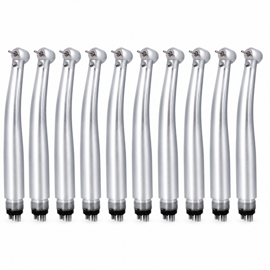 Turbina dentale LED ad alta velocità - Kit da 10 pezzi (2 o 4 fori)